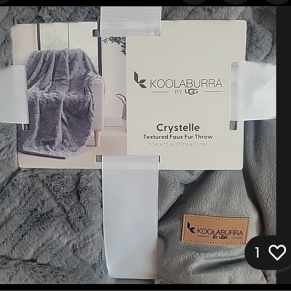 Koolaburra by UGG Textured Gray Throw